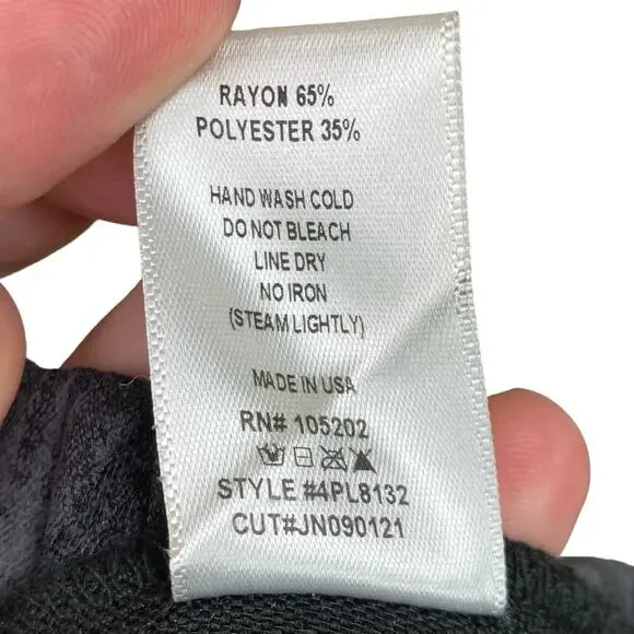 Beau Jours Textured Art To Wear Pants Size XL Gray Lagenlook Artsy - Picture 6 of 10